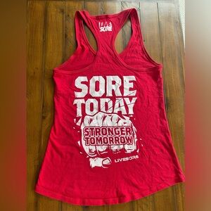 LIVESORE Racerback tanktop.